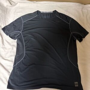 Nike Pro Combat Black and Gray Dri-FIT Shirt